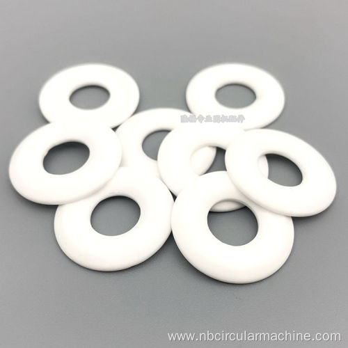 Macroporous ceramics yarn feeder magnetic tension disc